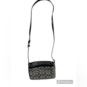 Coach Handbag. New. Tags removed but in bag.  Black/gray